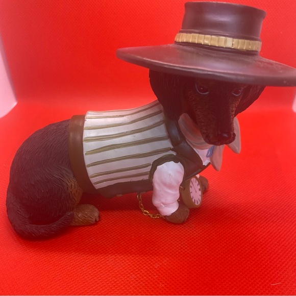 Spurs 'N Fur, Cowboy Dog Figurine Dachshund Clever Maverick Western Hamilton - Picture 13 of 13